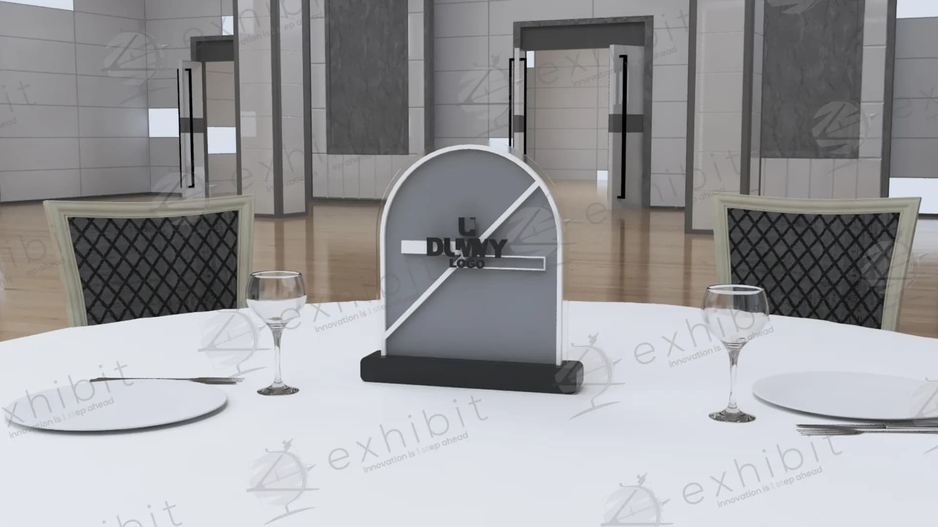 Geometric Arch Centerpiece