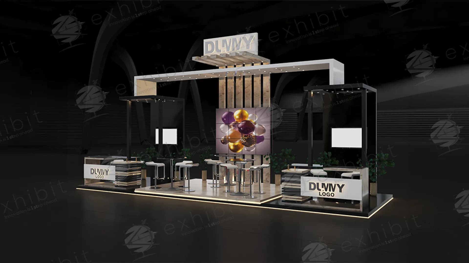 Chrono Tower Straight Island 3X9 Booth