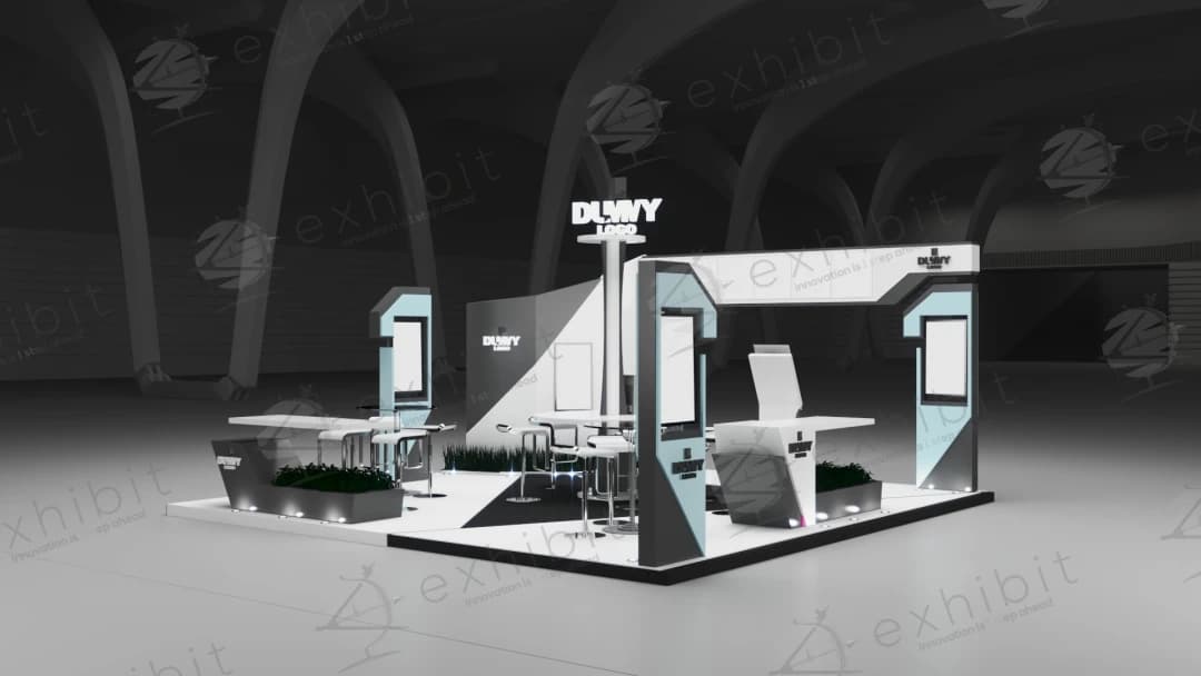 Grove Axis Straight Island 6x6 Booth