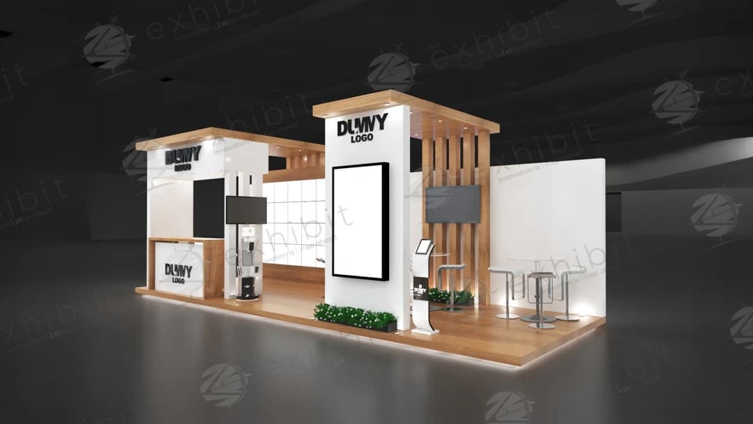 Vista Prime Straight Semi-Island 3x9 Booth