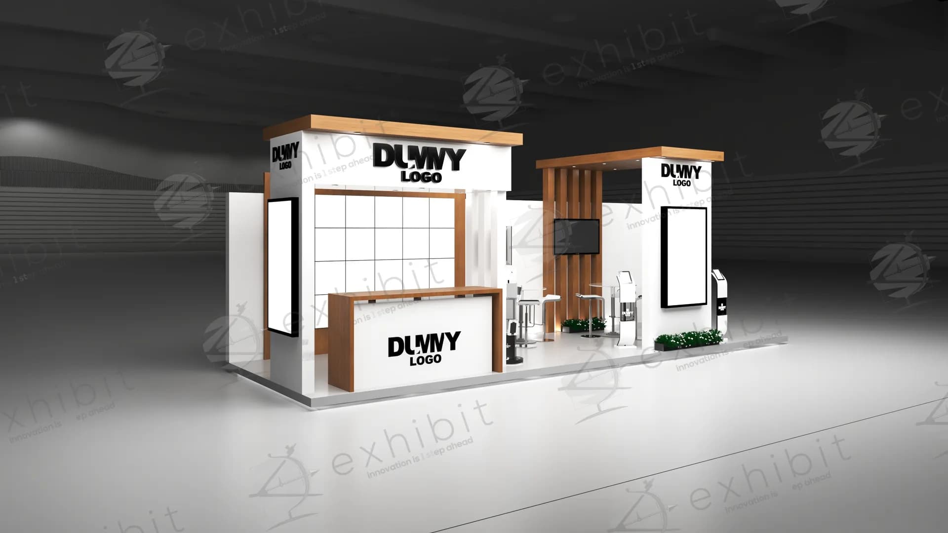 Vista Prime Straight Semi-Island 3X9 Booth