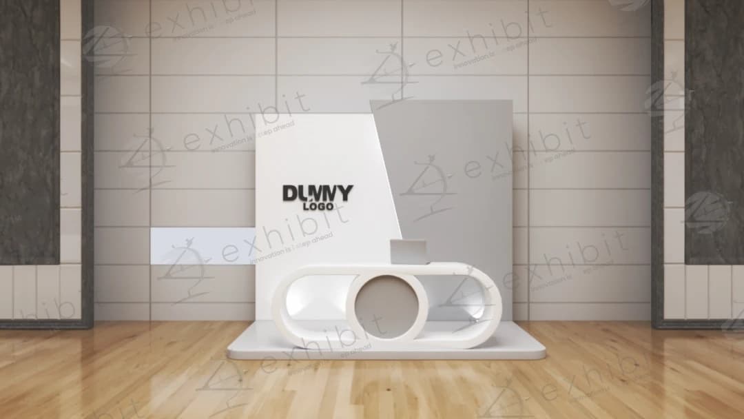 Pill-Shaped Premium Registration Desk