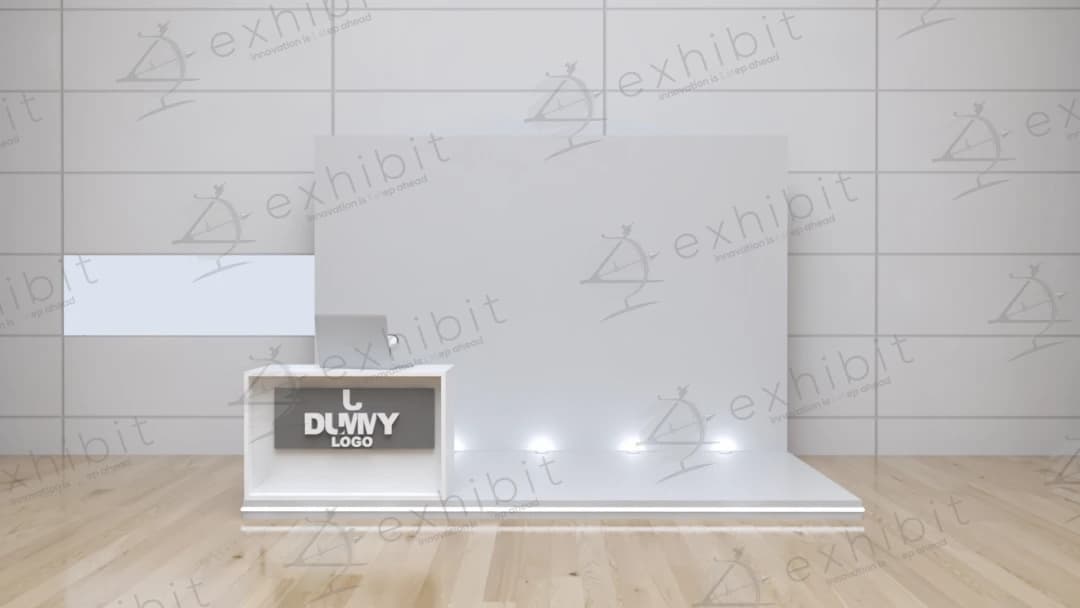 The Minimalist Cube Registration Desk