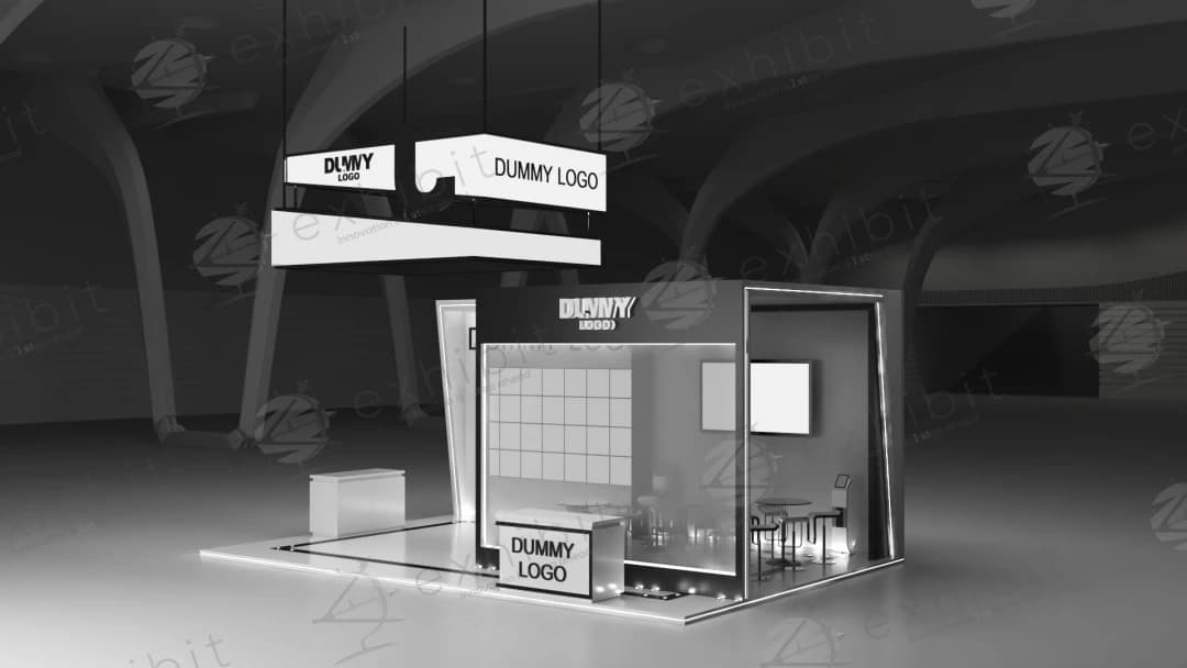 Momentum Pulse Straight Semi-Island 6x9 Booth