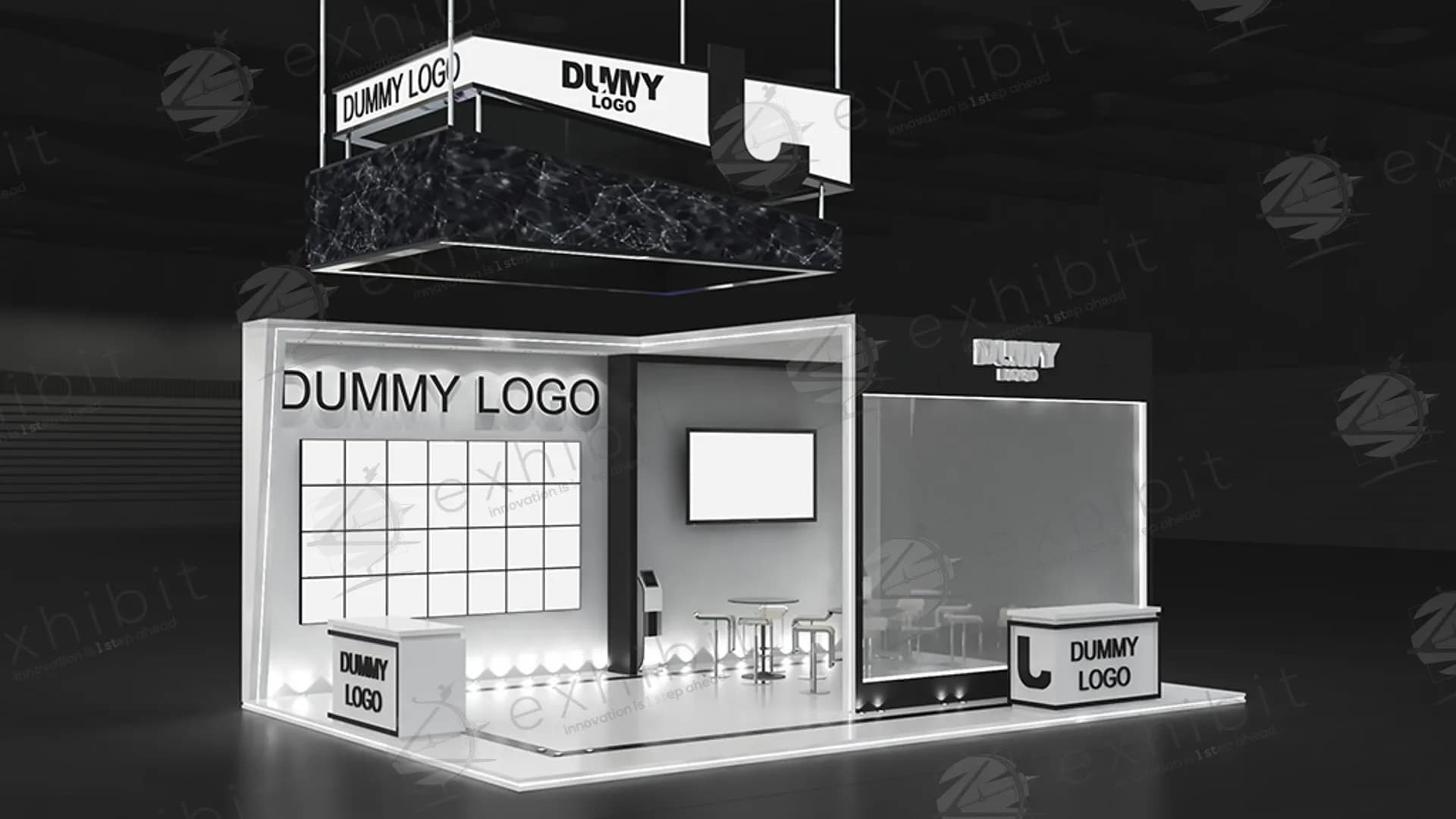 Momentum Pulse Straight Semi-Island 6X9 Booth