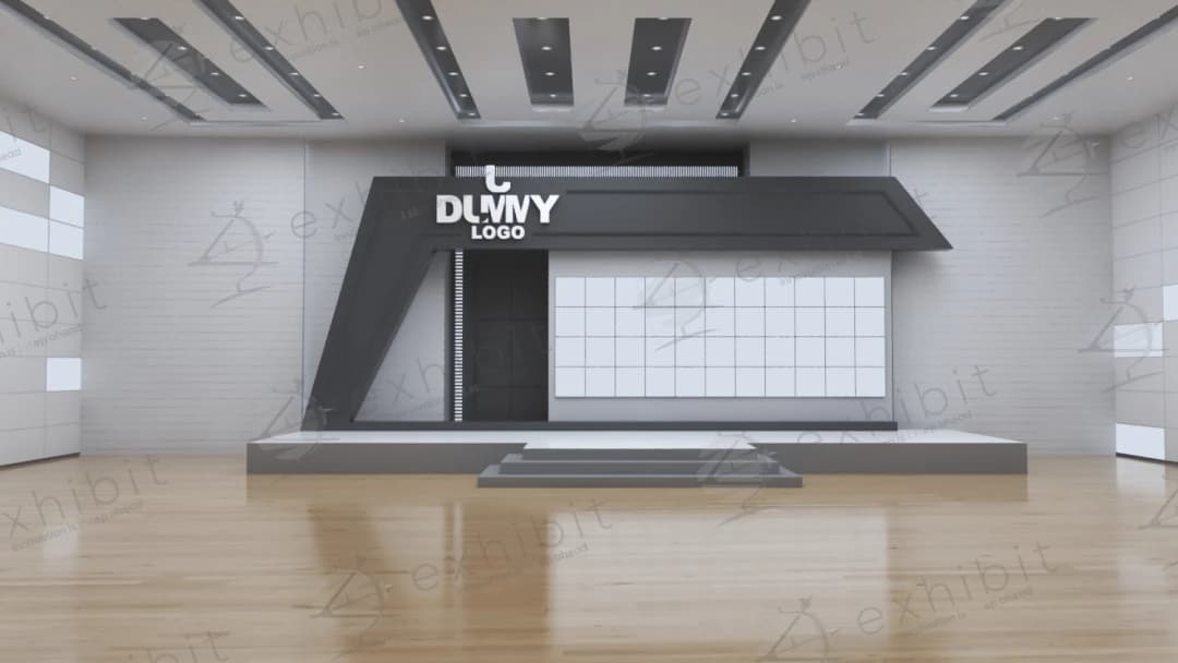 The Angled Grid Screen Backdrop