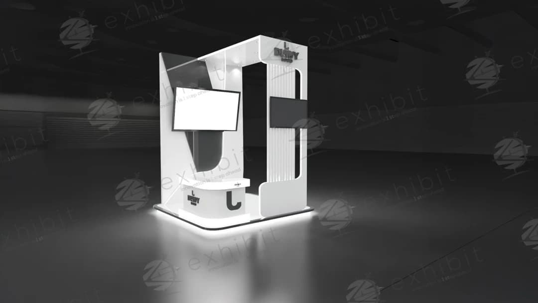 Monochrome Prism Linear Straight 3x3