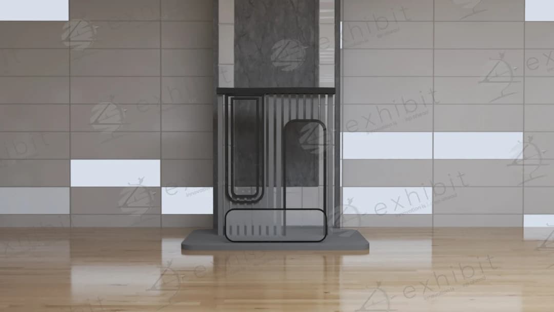 The Monolithic Slat Photobooth