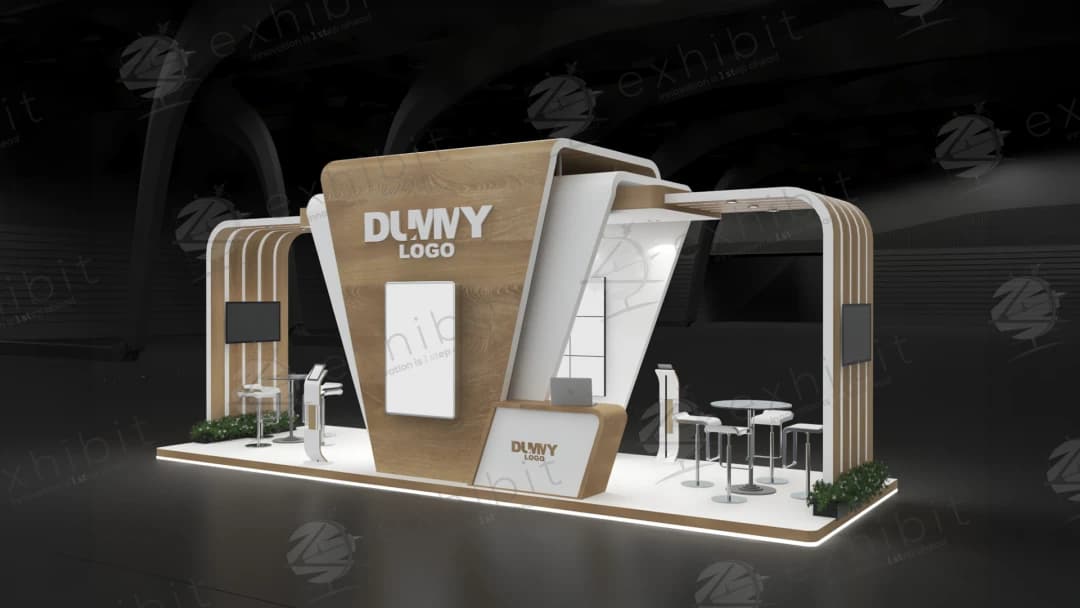 Arco Atrium Straight Island 3x9 Booth
