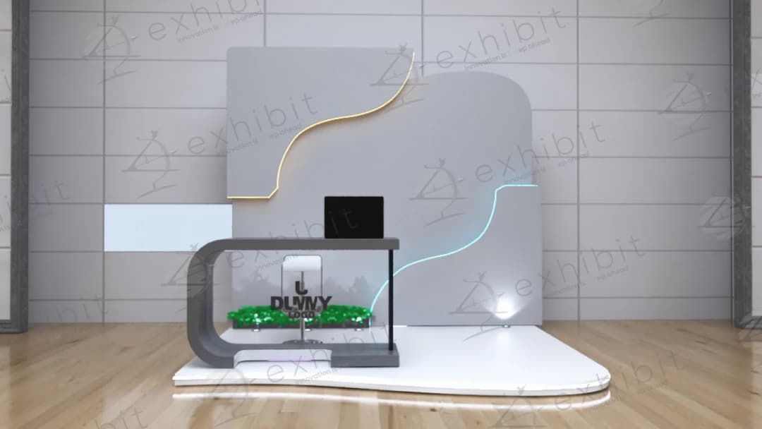 The Futuristic Wave Registration Desk