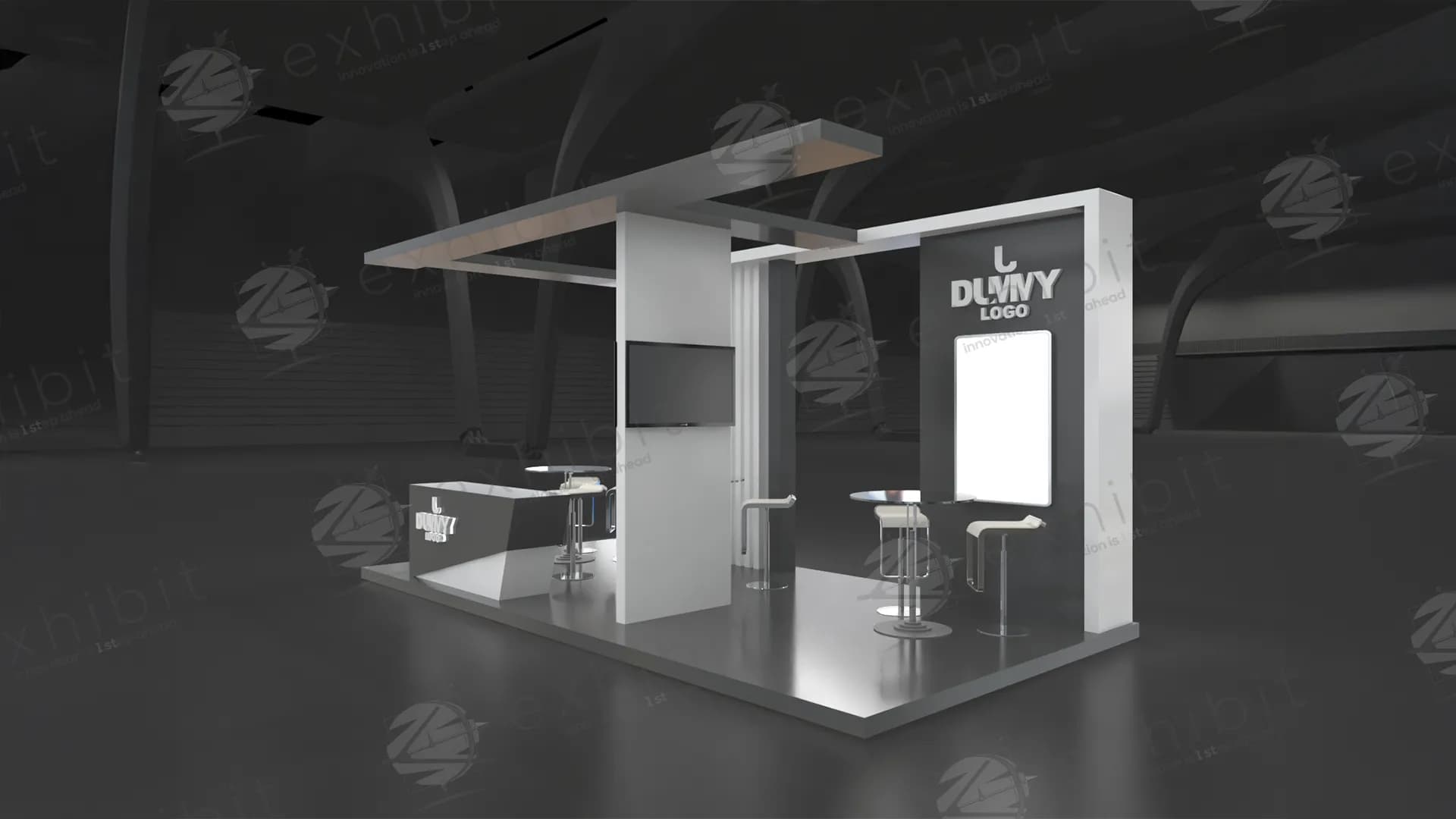 Organic Straight Island 3x6 Booth