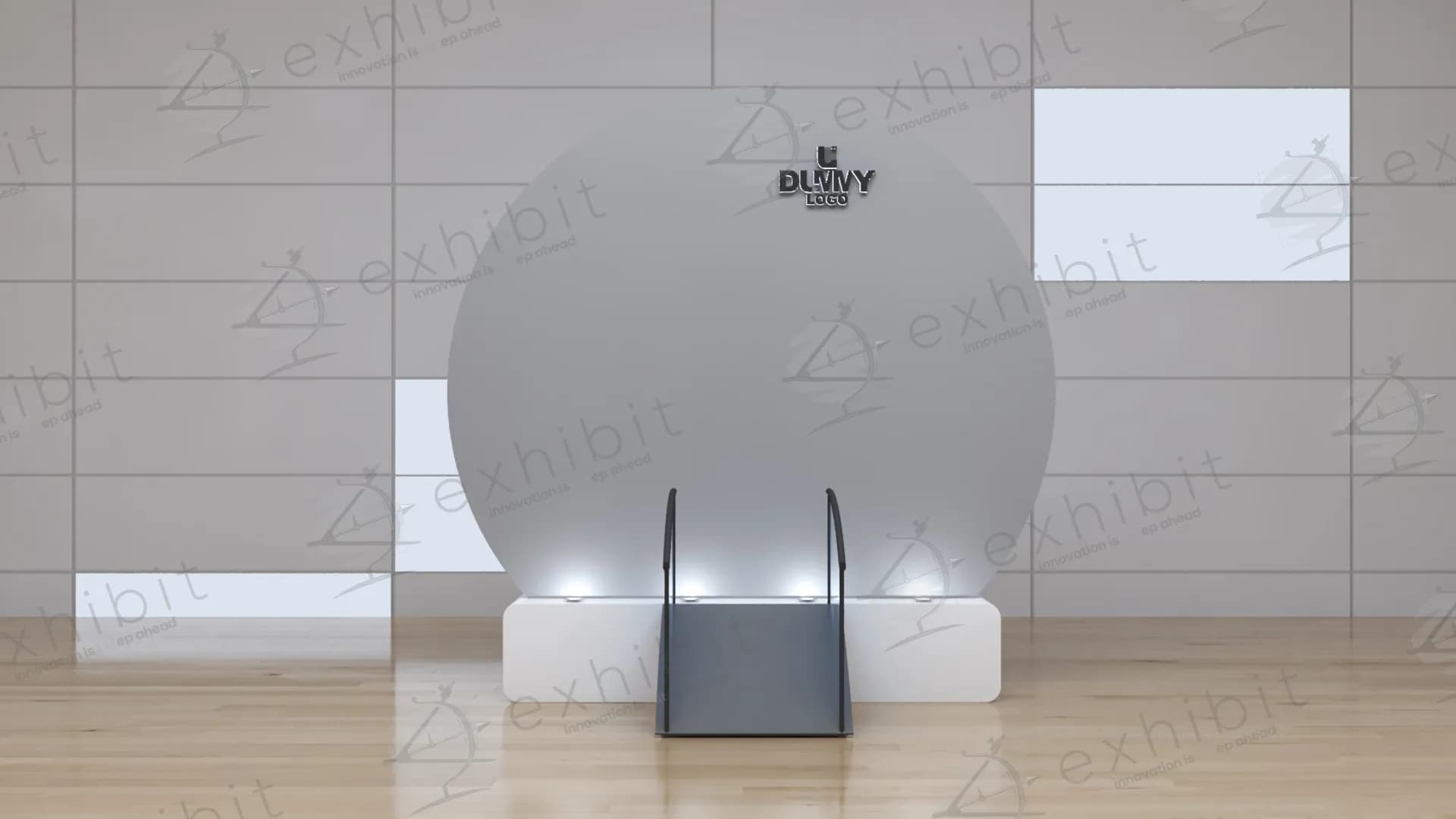 Disc Foyer Curved Display