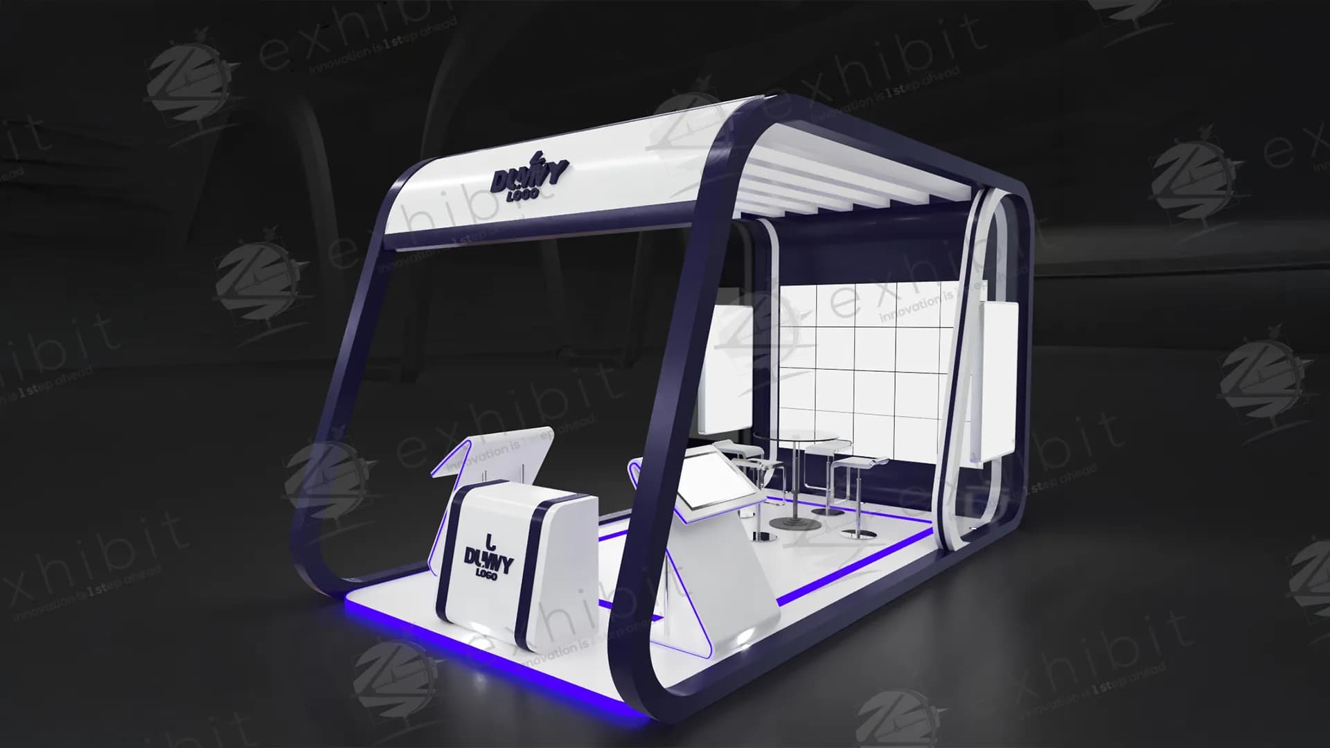 Cruiser Curved Island 3x6 Booth