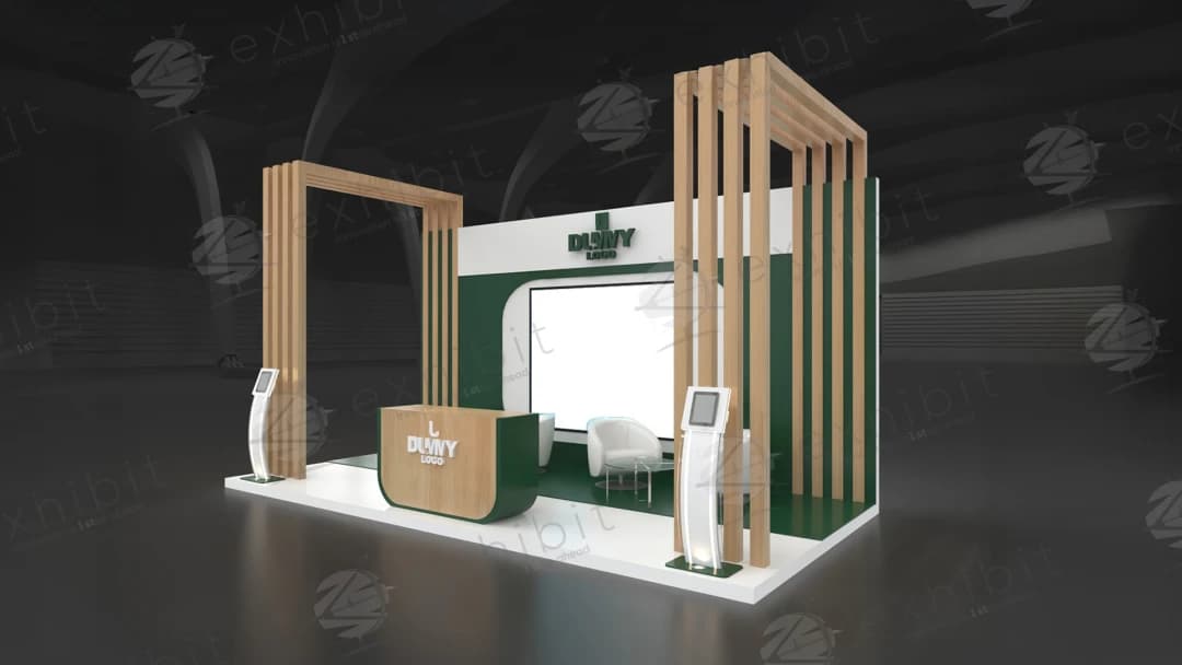 Boreal Gateway Straight Semi-Island 3x6 Booth