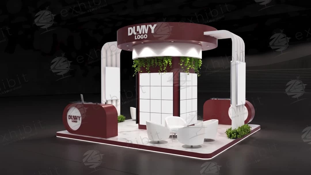 Sculpt Core Curved Island 6x6 Booth