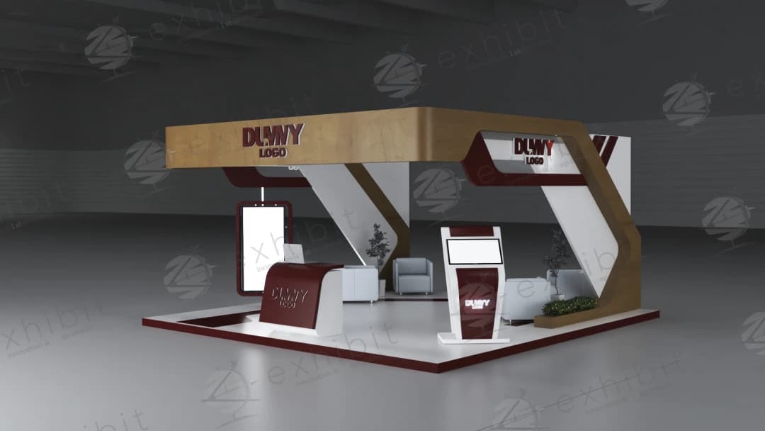 Geo Matrix Straight Island 6x6 Booth