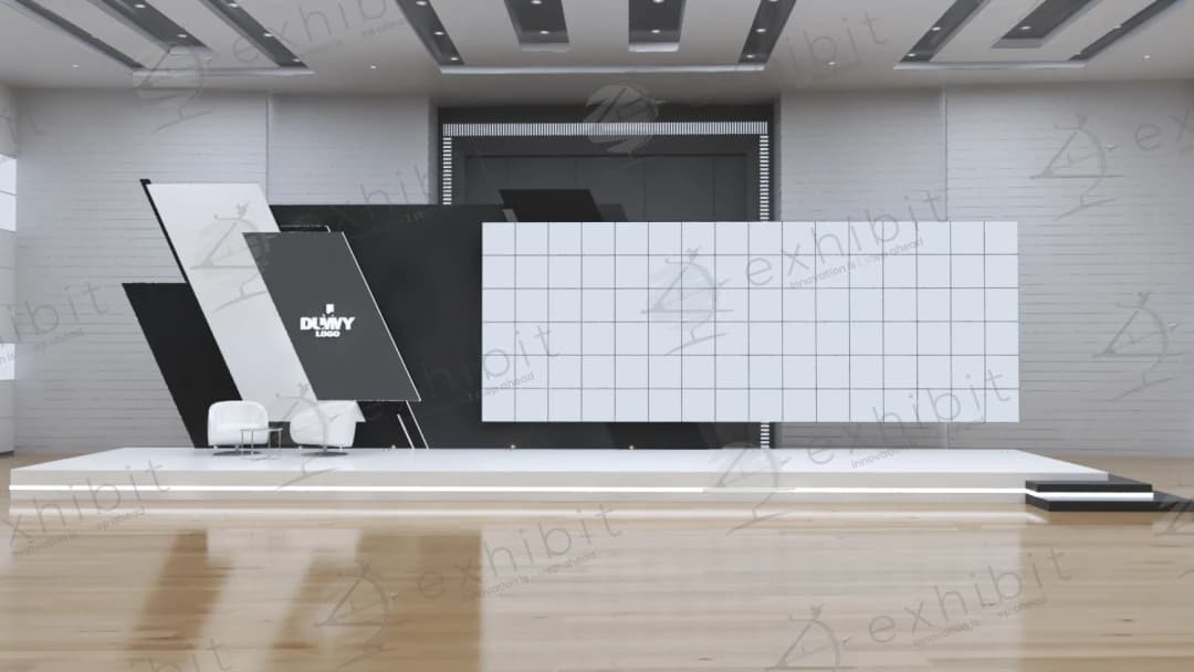 Angular Shift Stage Backdrop