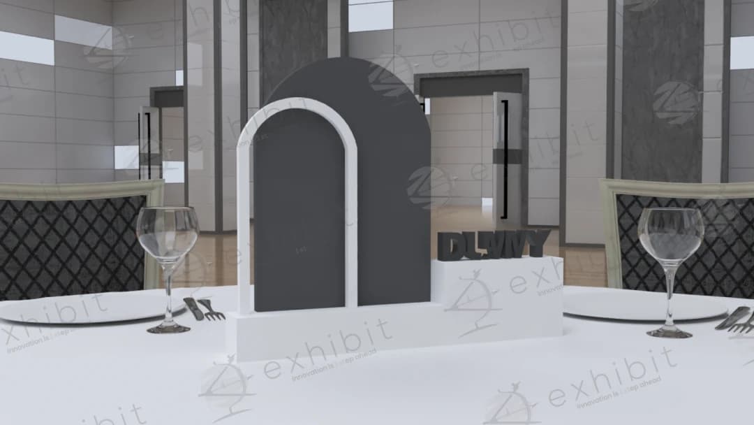 The Archway Curved Centerpiece