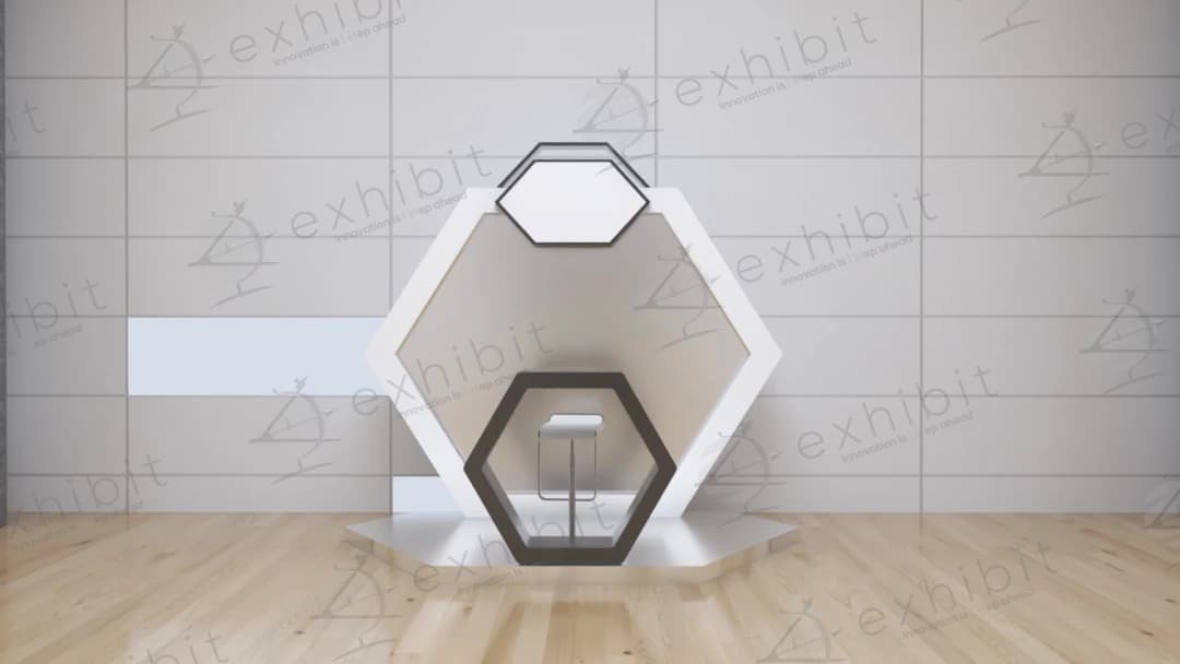 The Prism Hexagon Registration Desk