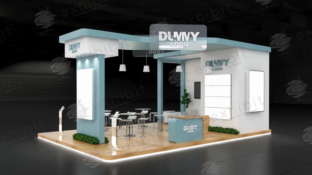 Aqua Deck Straight Semi-Island 6x9 Booth