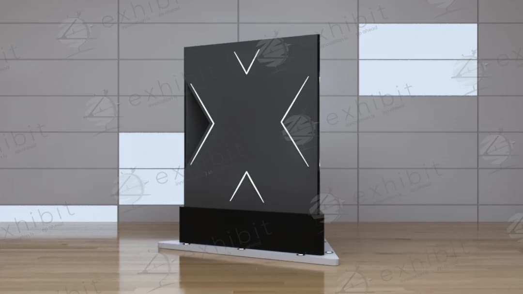 Illuminated X-Design Foyer