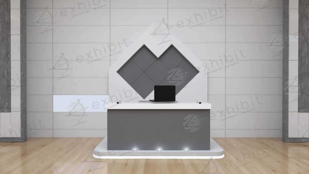 The Angular Diamond Registration Desk