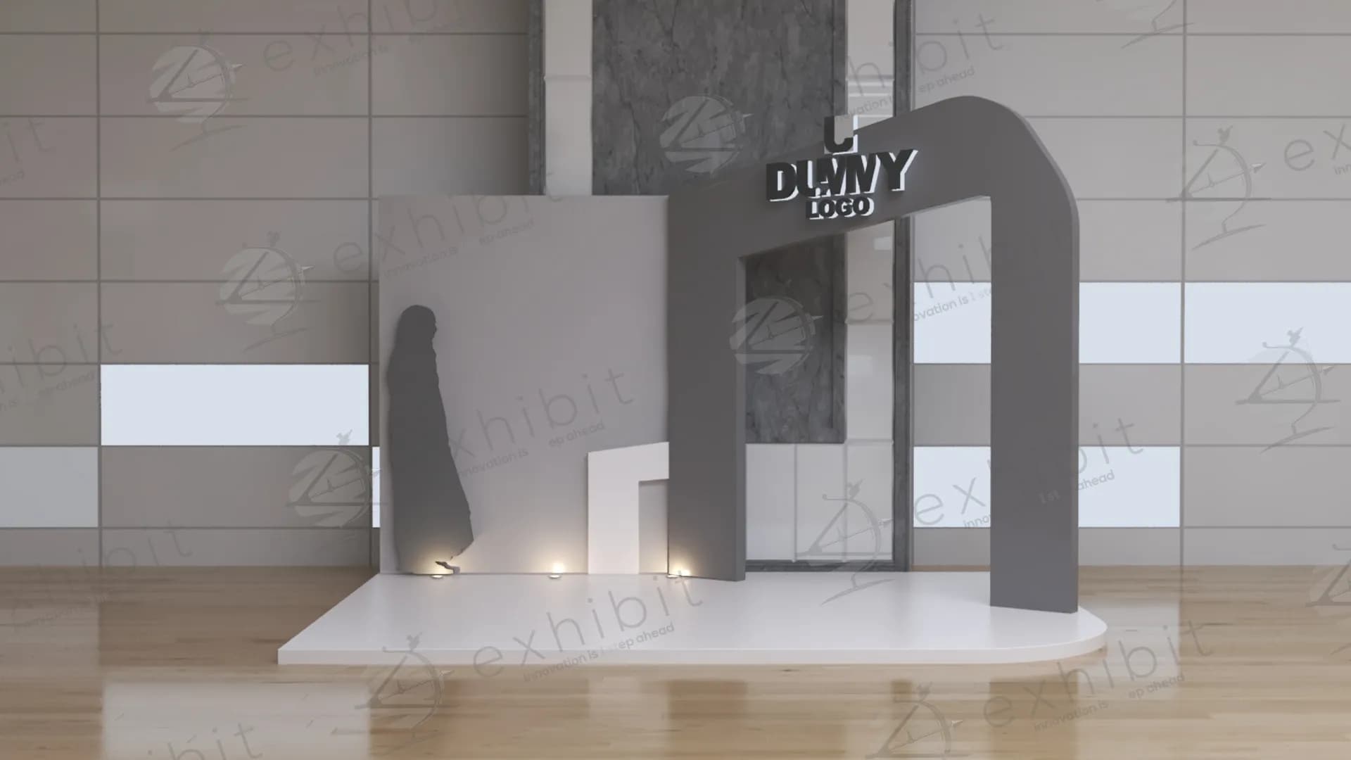 Layered Silhouette & Gateway Straight Photobooth
