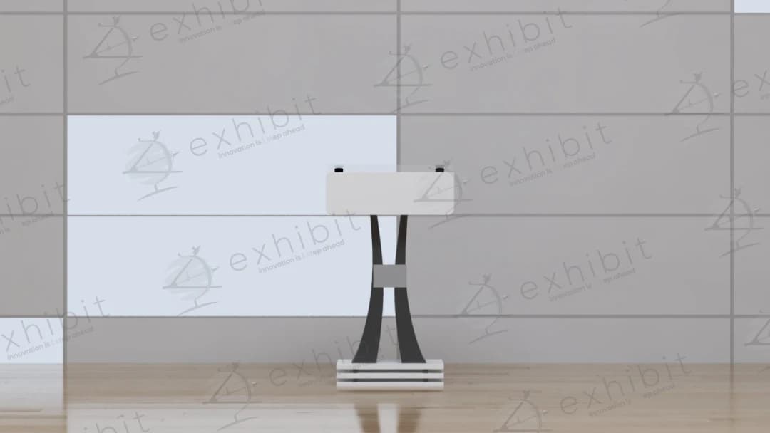 Linear-Tier Curved Podium