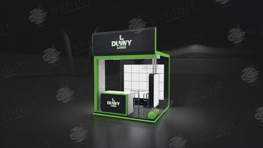 Cyber Groove Straight Semi-Island 3x3 Booth