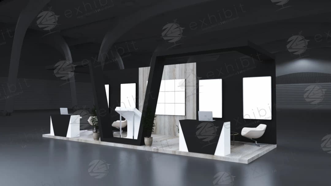 Apex Portal Straight Semi-Island 3x9 Booth