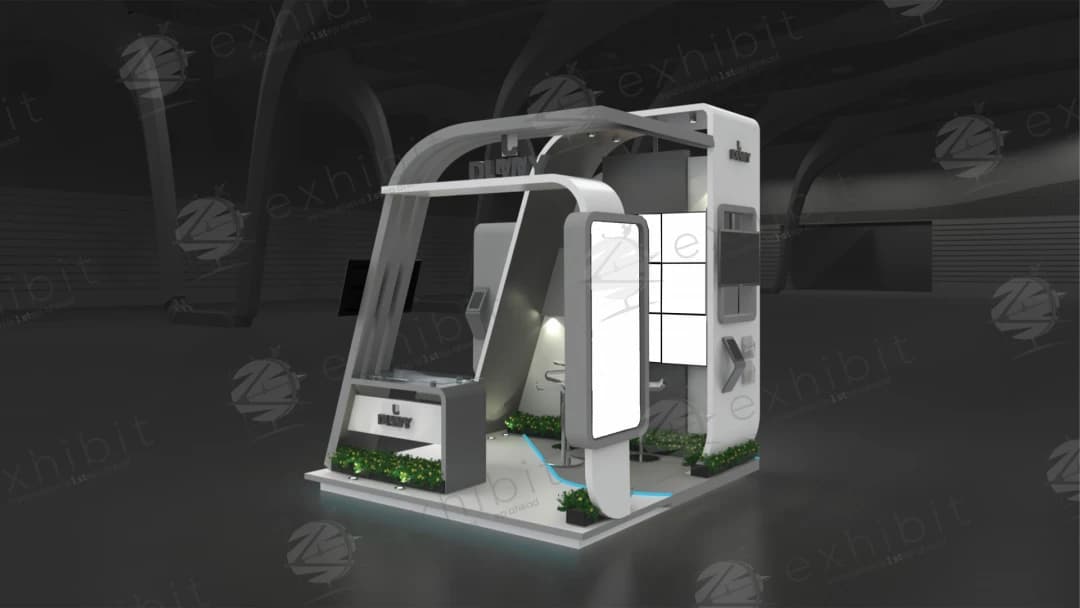 Momentum Shift Curved Semi-Island 3x3 Booth