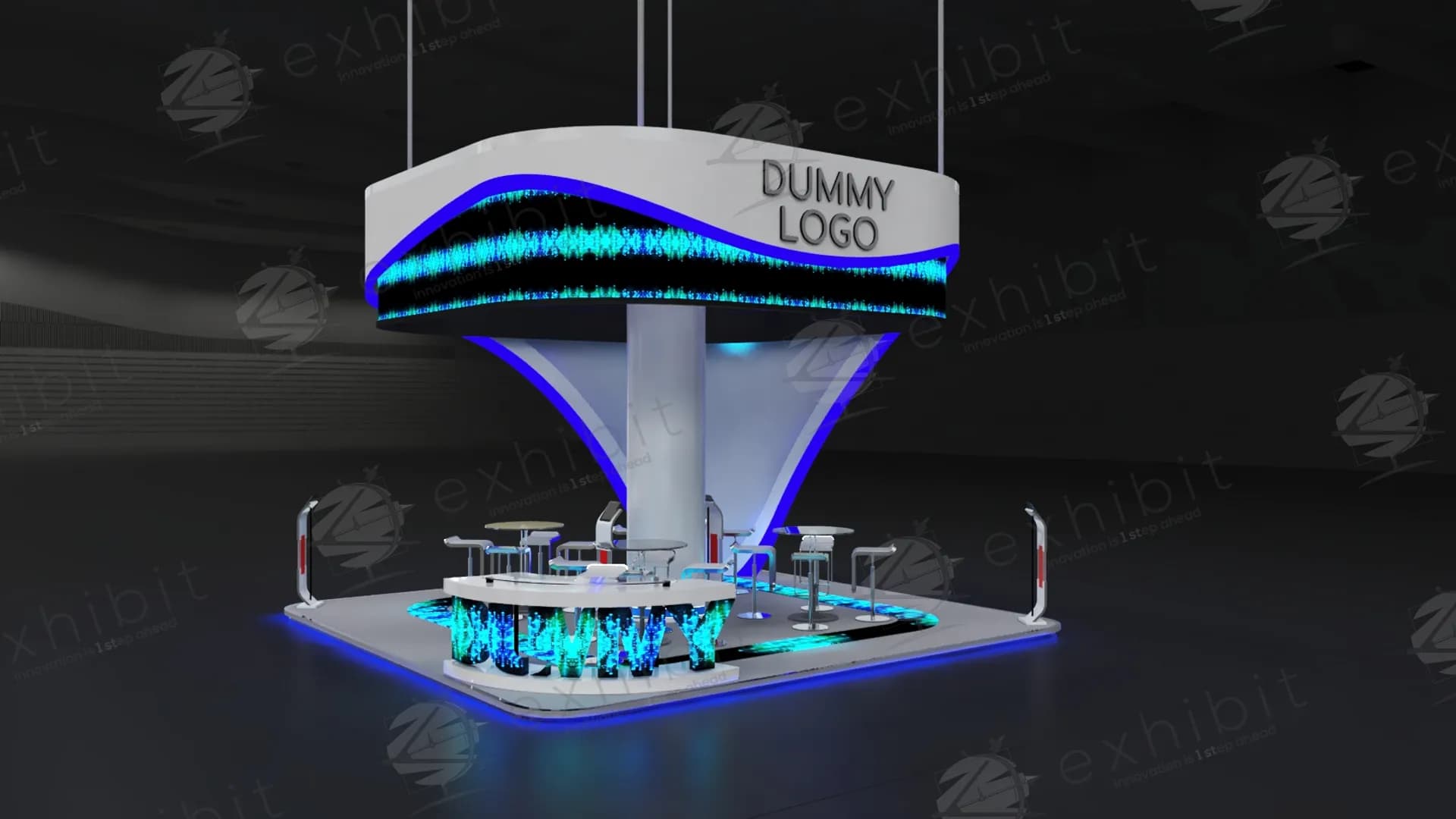 Apex Beacon Straight Island 6x6 Booth