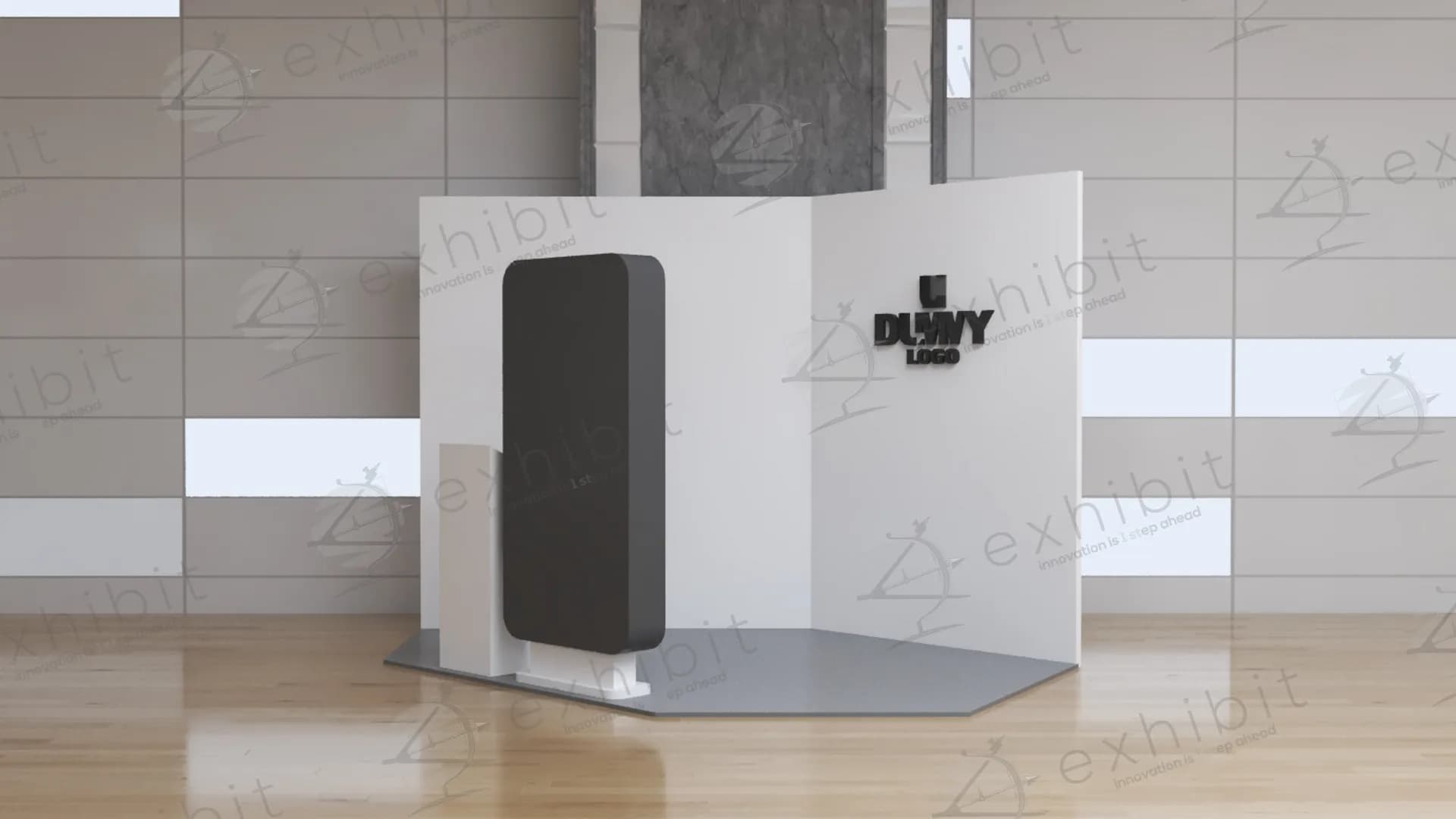 Pillar Accent L-Shape Straight Photobooth