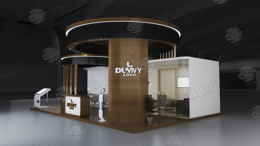 Archway Flow Curved Semi-Island 6X9 Booth