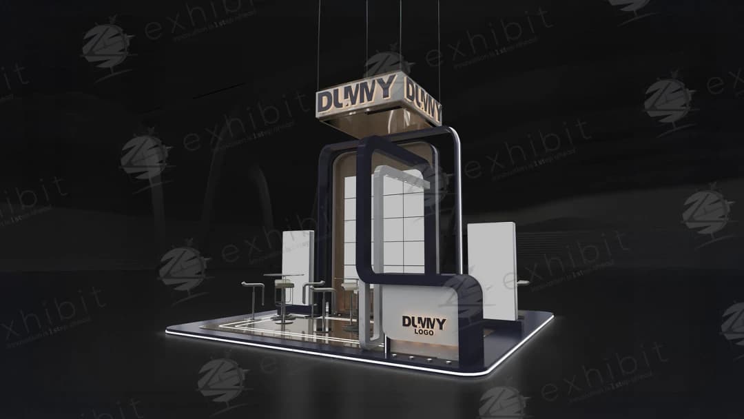 Zenith Arch Curved Island 6x6 Booth