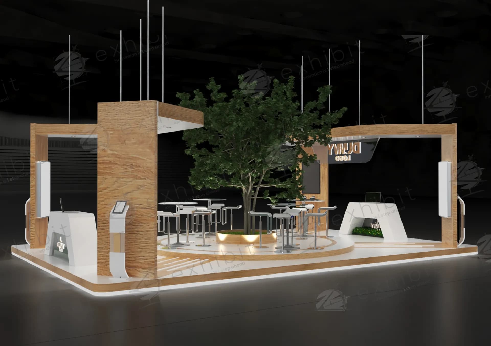 Perimeter Straight Island 6x9 Booth
