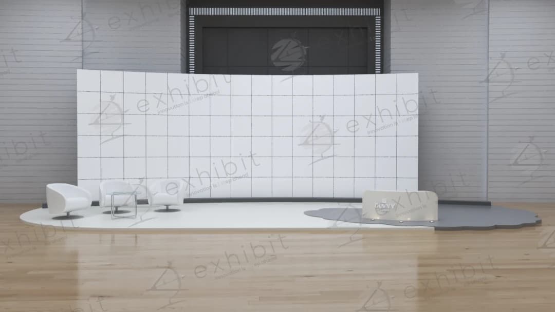 Intermediate Curved Modern Backdrop