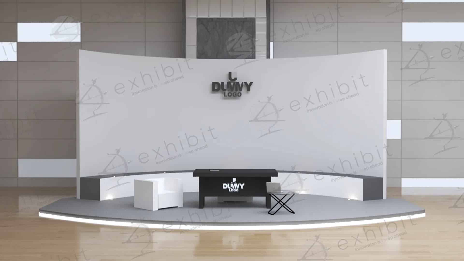 Large Curved Premium Photobooth