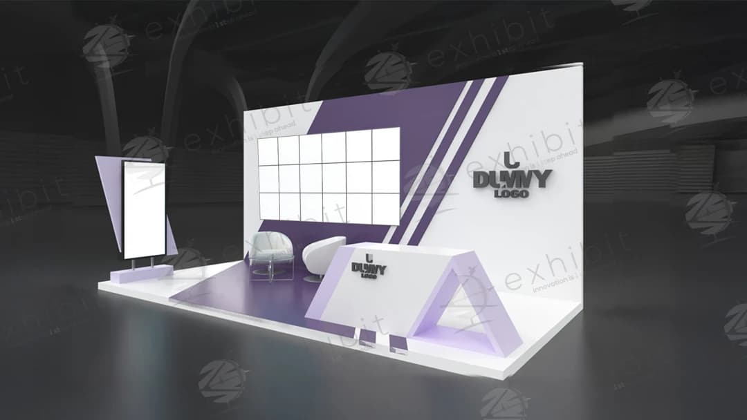 Crafted Visionary Straight Semi-Island 3x6 Booth