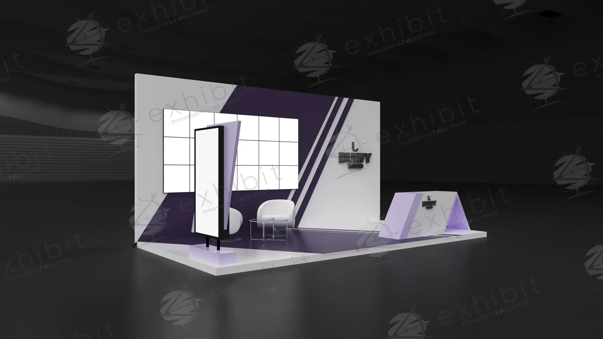 Crafted Straight Semi-Island 3x6 Booth