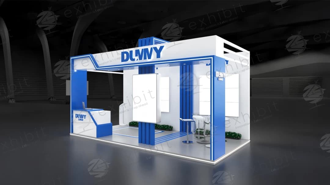 Pinnacle Ridge Straight Semi-Island 3x6 Booth