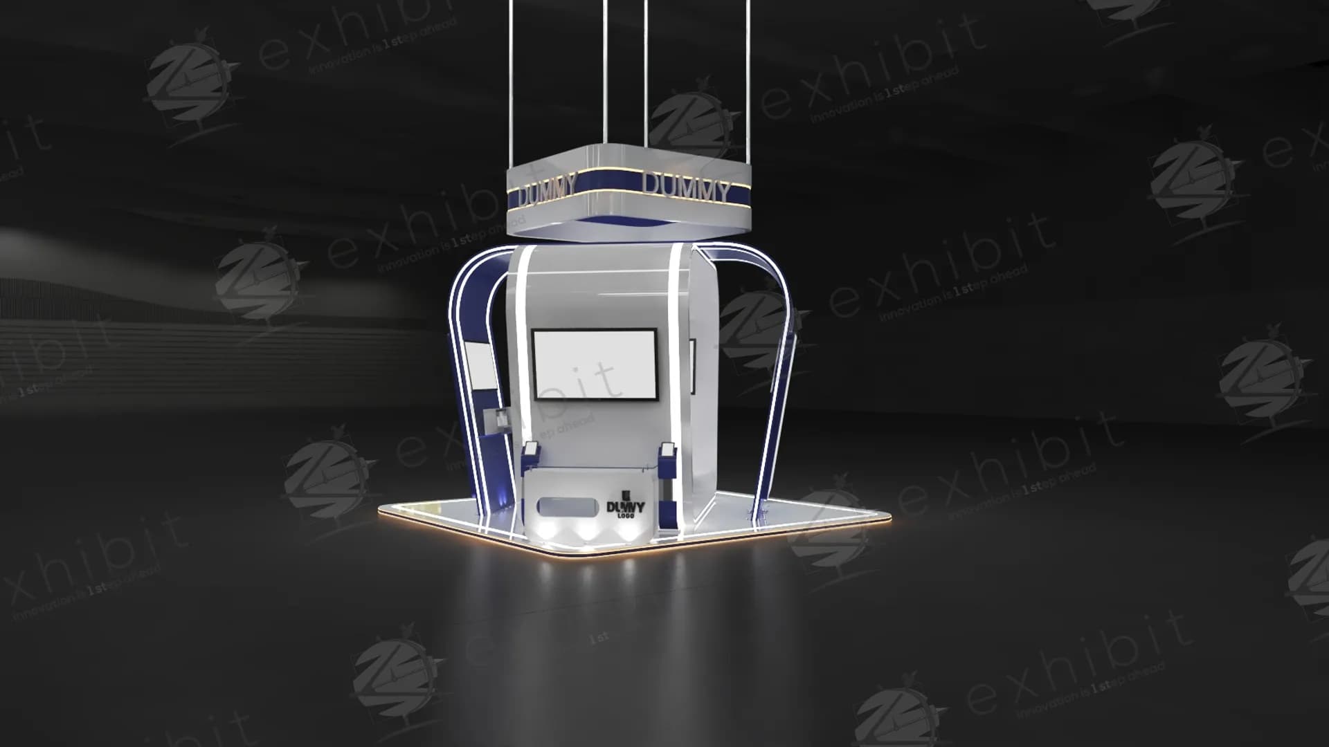 Solaris Crown Curved Island 6X6 Booth