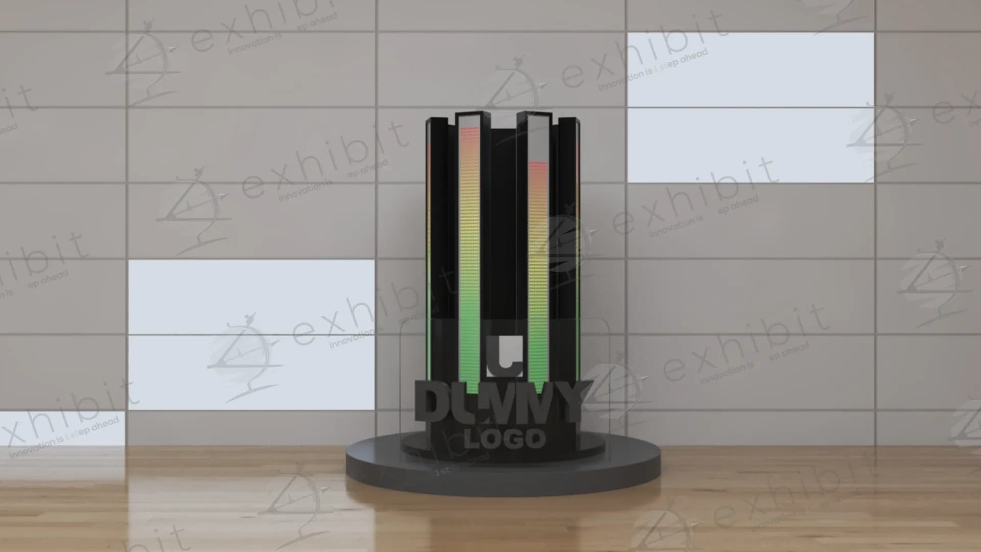 Interactive Data Foyer Column