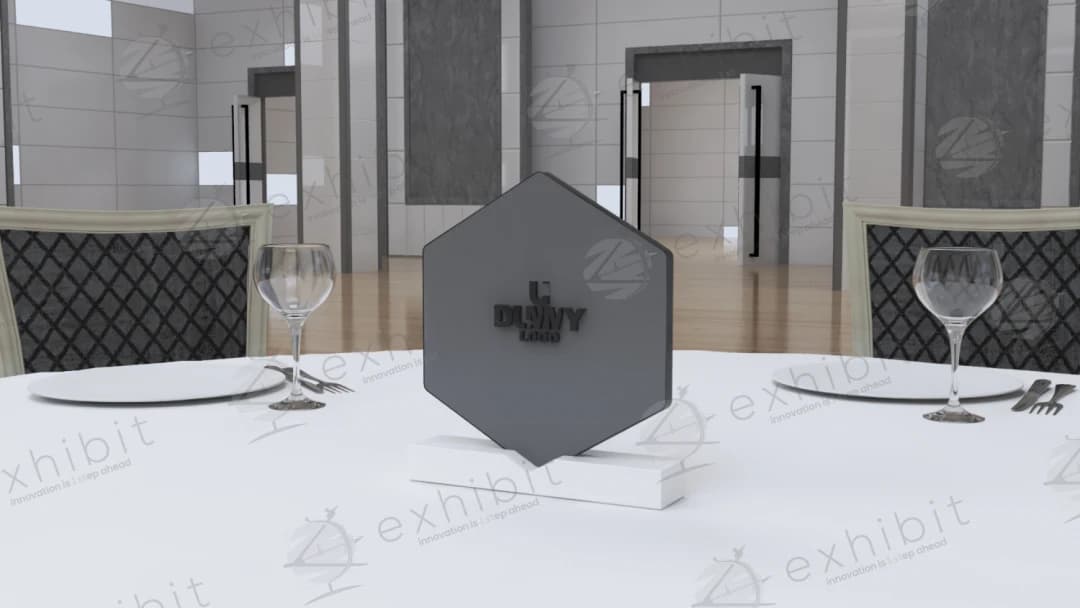 The Hexagonal Plaque Centerpiece