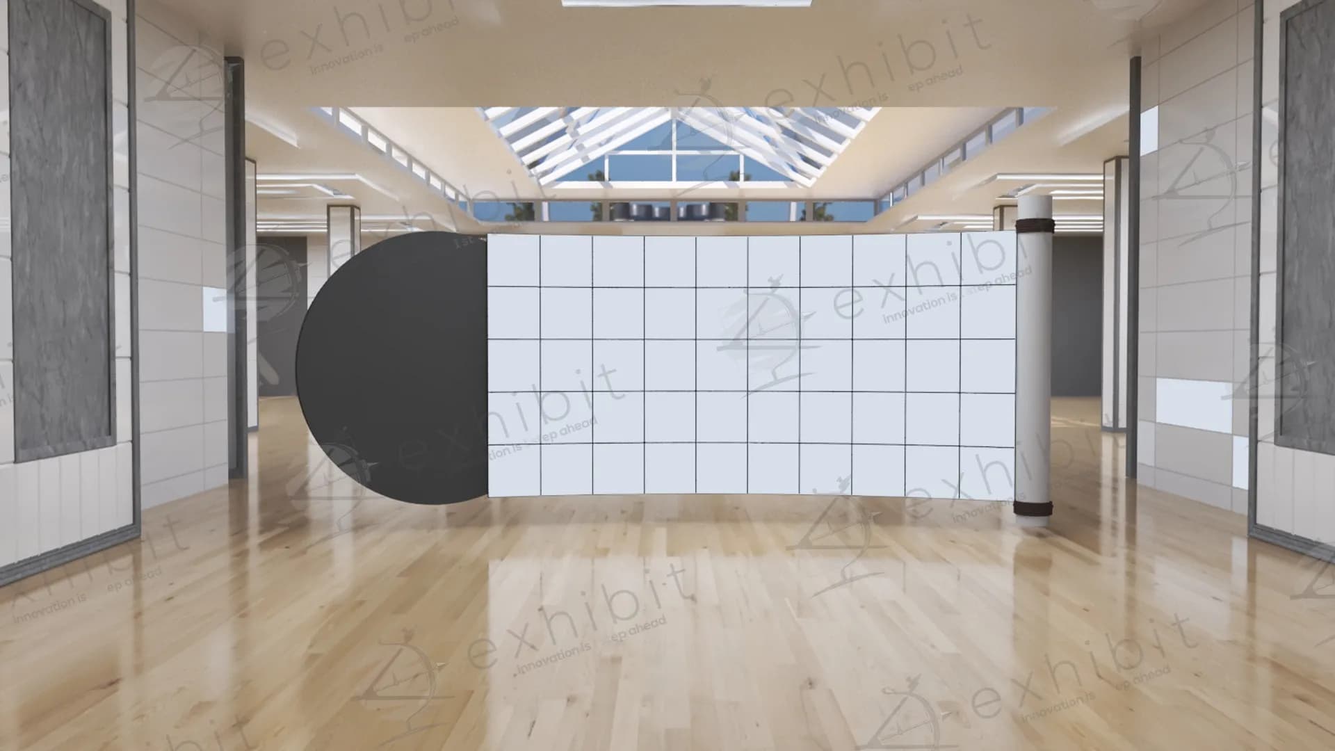 Transparent Interactive Display Kiosk
