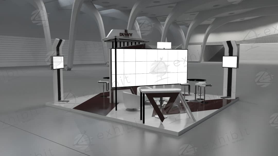 Prime Cube Straight Island 6x6 Booth