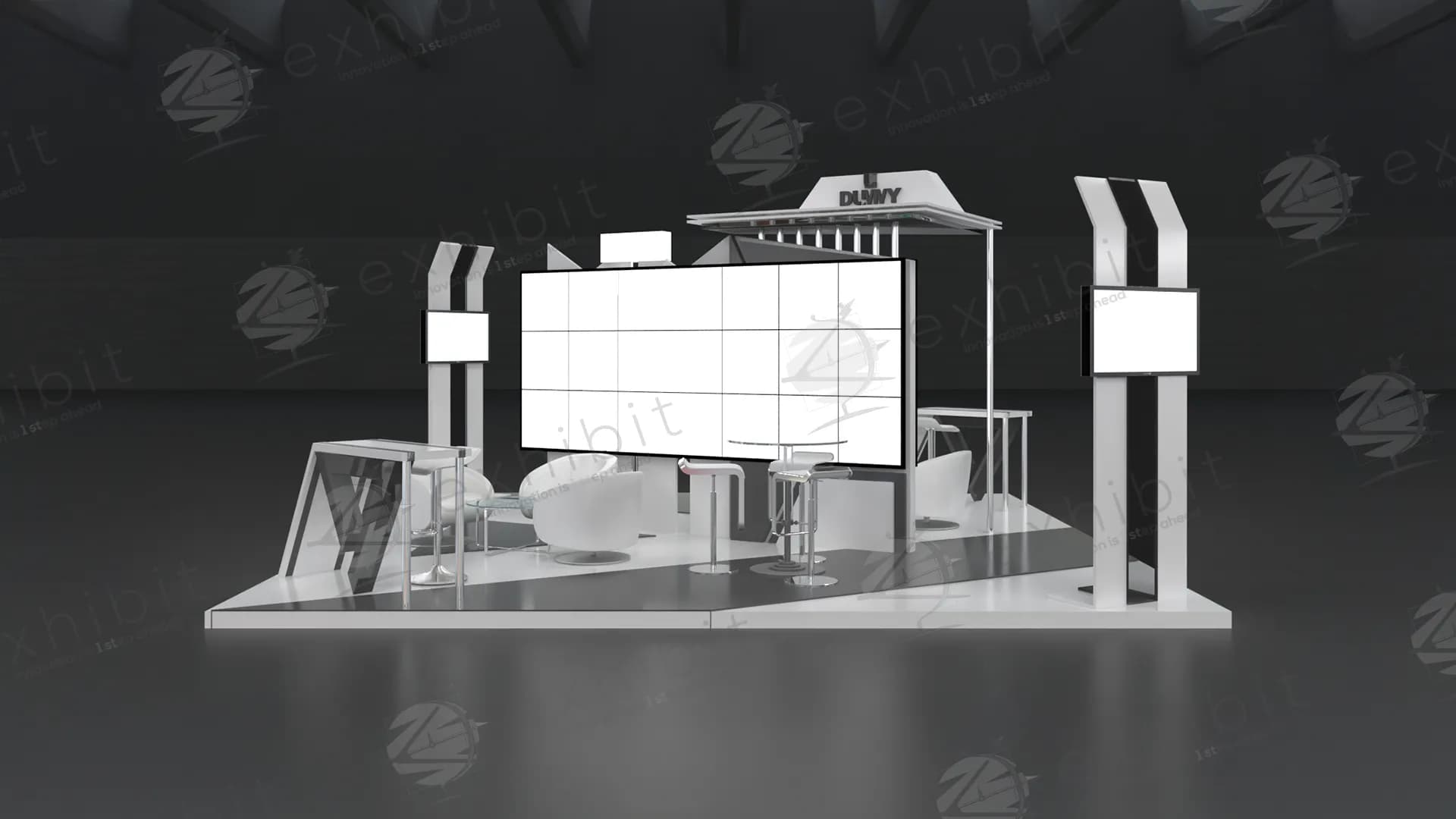 Prime Cube Straight Island 6X6 Booth