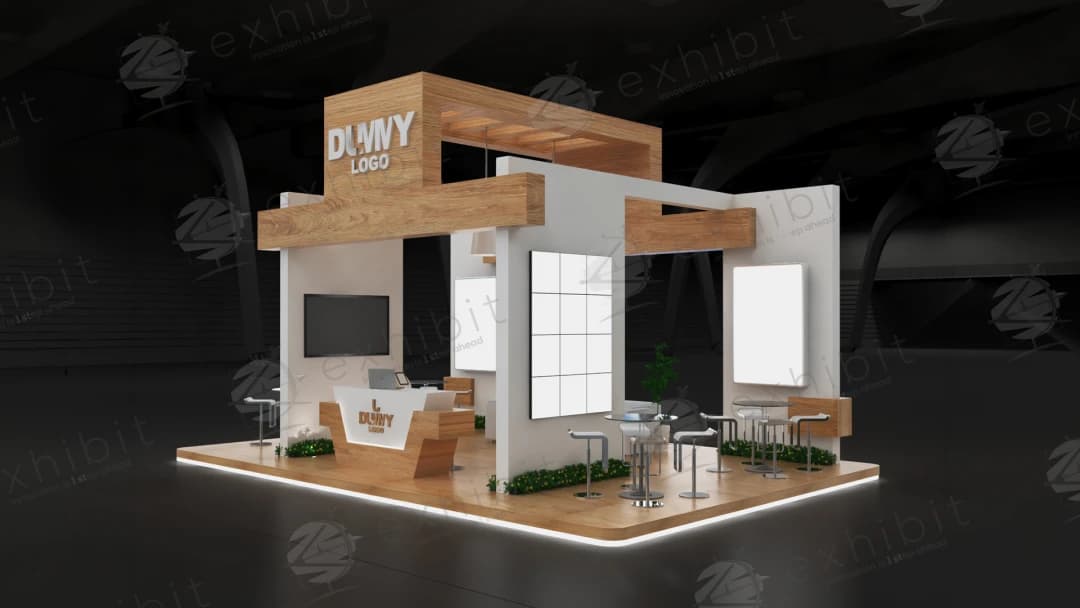 Impulse Drive Straight Island 6x9 Booth