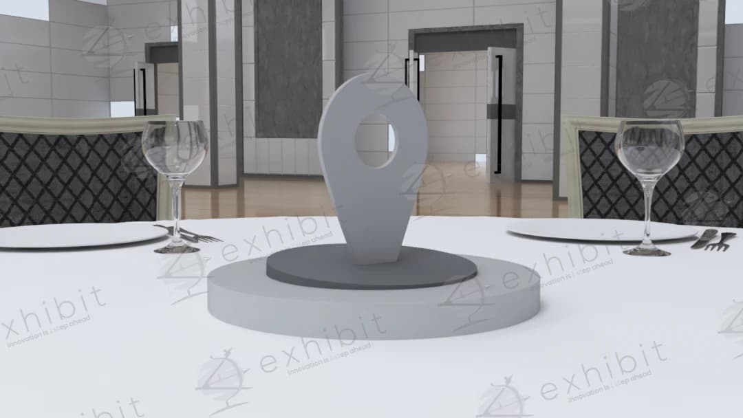 The Meridian Pin Centerpiece