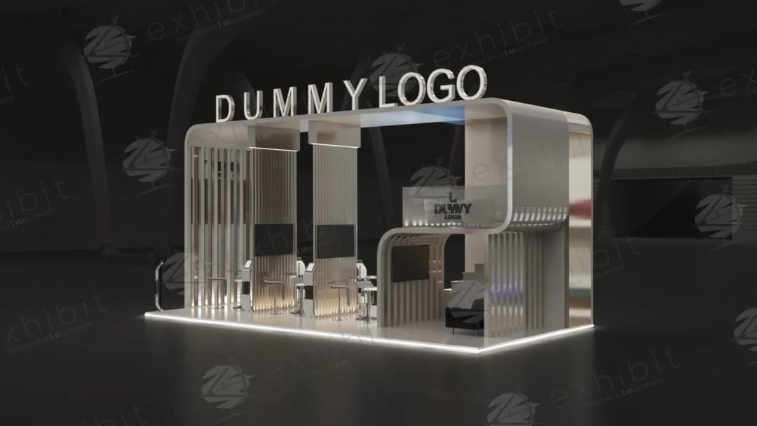 Lignum Loft Straight Island Double-Decker Booth